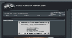 Desktop Screenshot of fordrangerforum.com